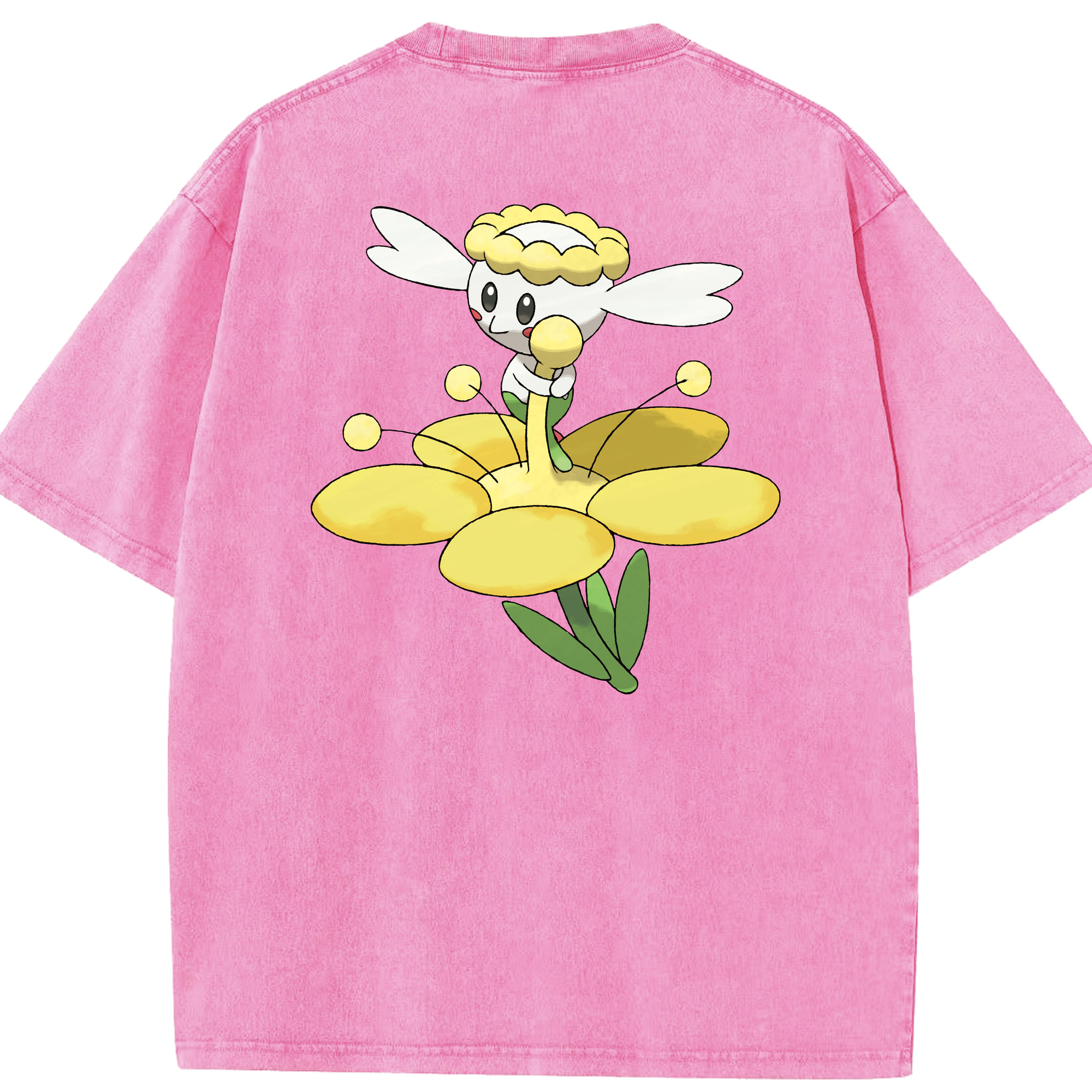 （画像用） ポケットモンスター Pokémon 綿100% ヴィンテージ風 半袖Tシャツ（背面プリント）
